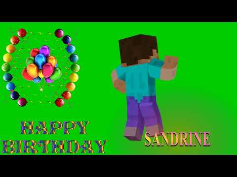🎂 HAPPY BIRTHDAY SANDRINE 🎈 (French Parisian Accent)