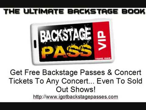 How to Get Backstage Passes to Any Concert: 4 Steps