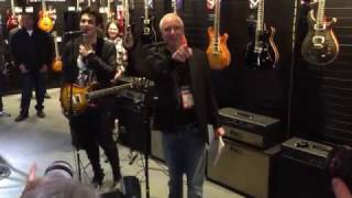 Video thumbnail for NAMM Show 2017 John Mayer PRS press conference J-MOD 100 Amp by GitaristVideo