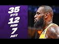 LeBron James' Historic 35-Point Performance! | November 1, 2023