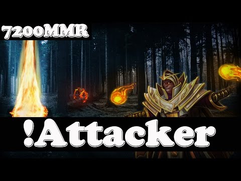 Dota 2 - !Attacker 7200 MMR Plays Invoker Vol 4 - Ranked Match Gameplay
