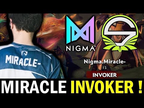 Nigma Miracle Invoker Mid | Dota 2 Gameplay Invoker - Singularity vs nigma