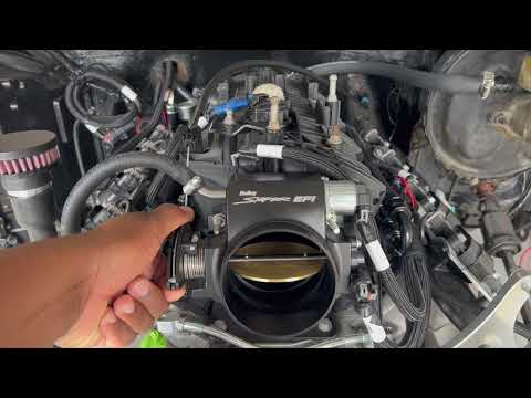 LS SWAPPED 85 C10 throttle body cable install explained