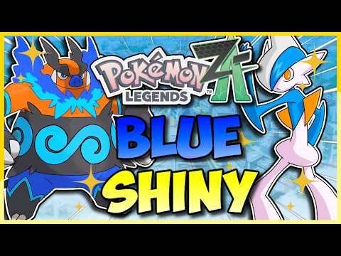 Pokémon Legends ZA, aber ich kann NUR Shiny Blue Pokémon verwenden.