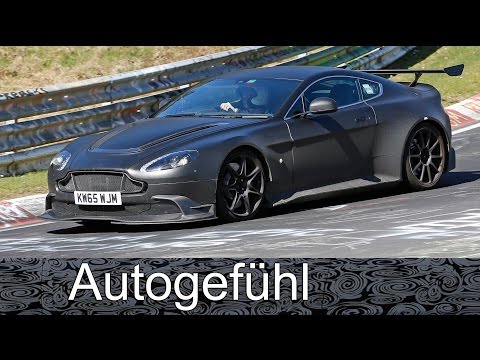 Aston Martin Vantage GT8 spy shots camo car Erlkönig all-new neu - Autogefühl