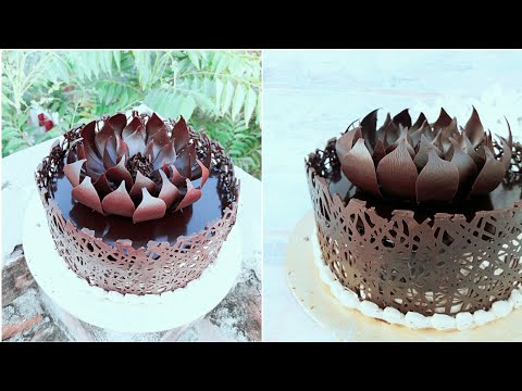 Perfect chocolate sponge cake. without butter, without oil perfect chocolate cake. Birthday Cake