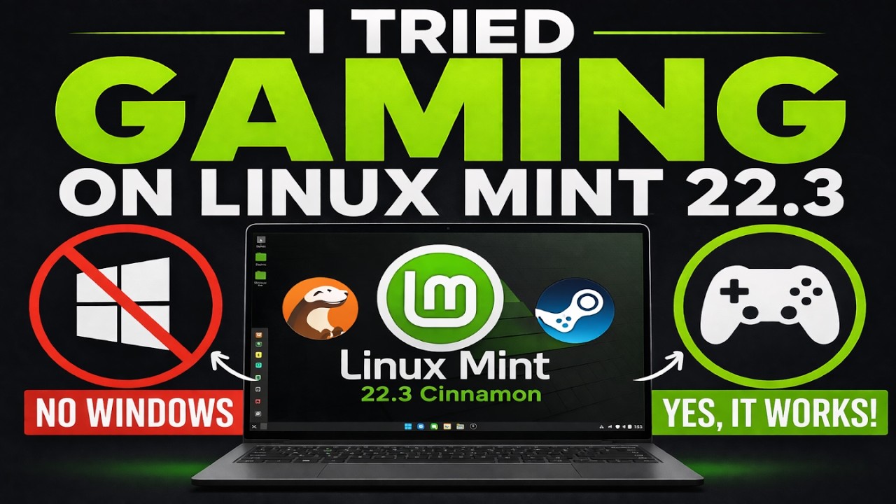 I Tried Gaming on Linux Mint 22.3 Cinnamon… No Windows Needed?