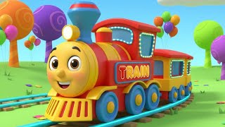 T is for Train | Train Song for Kids | Chhuk Chhuk Rail | T alphabet | sound of T | Learn abc #abc