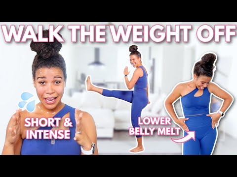 20 Min INTENSE Standing Lower Belly Fat Workout | Low Impact | growwithjo
