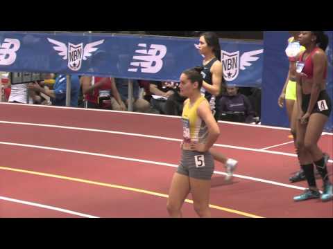 Girls 60m Hurdles EE Prelim Heat 6 - New Balance Nationals Indoor 2014