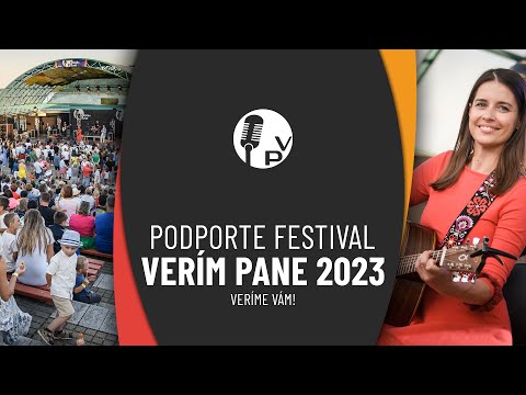 Podporte festival Verím Pane 2023. Veríme vám!