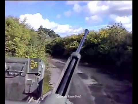 Mitfahrt im Schützenpanzer Warrior IFV ride at Ludgershall tank track 06.10.2010 British Army