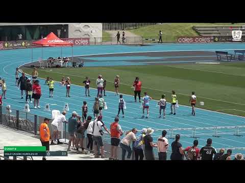 Boys U9 60m Hurdles Heat 1: 2023-24 State Combined Events Championships