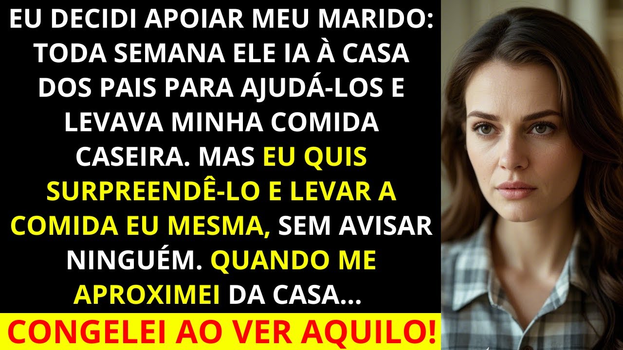 Levei compras para meus sogros para apoiar meu marido, mas depois fiquei paralisada quando vi...