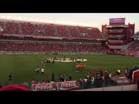 "Recibimiento FUEGOS ARTIFICIALES, INDEPENDIENTE vs banfield" Barra: La Barra del Rojo • Club: Independiente