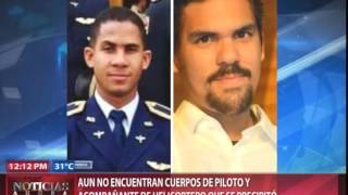 Aun no encuentran cuerpos de piloto y acompañante de helicóptero que se precipitó