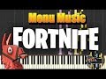 New Fortnite Song (Season 4 Menu Music) [Piano Tutorial] (Synthesia) HD Cover