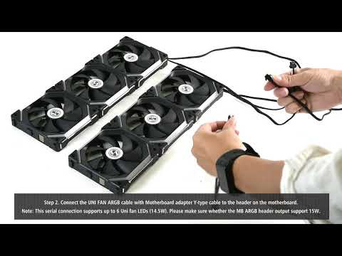 ARGB Device Cable Kits: Tutorial -  How to connect UNI FAN directly to motherboard?