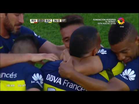 Gol de Tevez (2-3) / River 2-4 Boca Juniors - Fecha 13 Torneo Argentino 2016/17