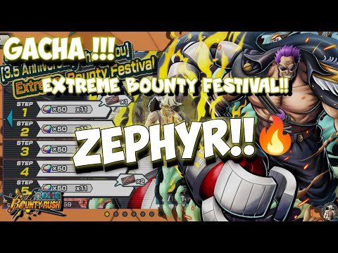 GACHA ZEPHYR EX KENA PRANK BANDOT OPBR YANG DAPAT SENGOKU ONE PIECE BOUNTY RUSH