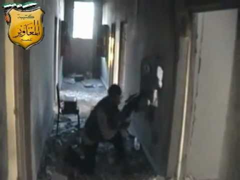 اشتباكات بين كتيبة المغاوير وقوات النظام على حاجز المصرف في القصير