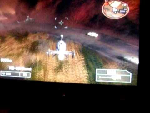 how to get gunship in Mercenaries 1