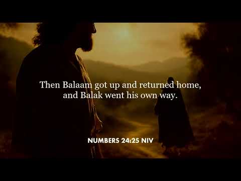 Numbers 24:25 (NIV)