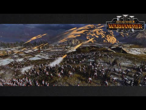 THE EMPIRE AND KISLEV VS NURGLE HORDES - MASSIVE WARHAMMER III CINEMATIC BATTLE