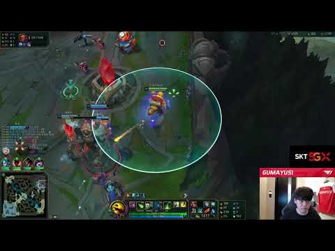 SKT T1 Gumayusi roleplaying Kog'Maw