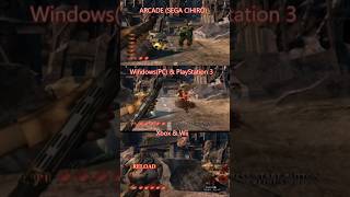 Reload Speed Comparison THE HOUSE OF THE DEAD 3 ARCADE vs PC vs Console #sega #games #60fps