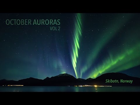 October Auroras (Vol 2: Skibotn, Norway) | 4K TIMELAPSE