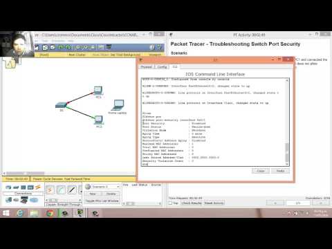 5.2.2.8 - 2.2.4.10 Packet Tracer - Troubleshooting Switch Port Security