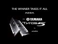 The Winner Takes It All By ABBA With Lyrics On Yamaha Tyros 5