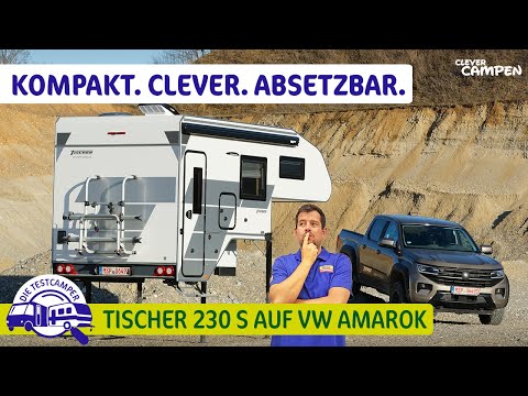 Pickup + camper van = pure freedom? The Tischer 230 S on the VW Amarok at a glance 🚙✨