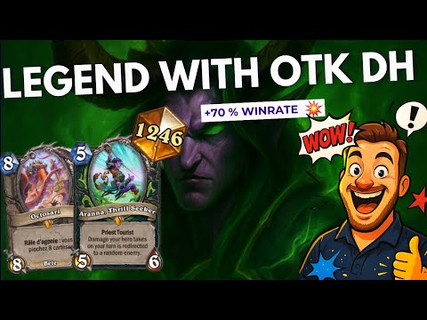 UNSEEN & UNSTOPPABLE 🔥 70% WINRATE OTK FATIGUE DEMON HUNTER – LEGEND CLIMB