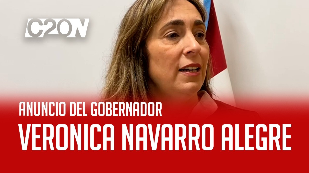 C20 Noticias | Anuncio del gobernador - Verónica Navarro Alegre