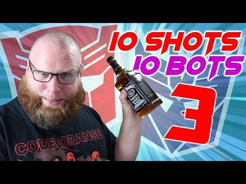 10 Shots, 10 Bots: Threevenge! Transformers toy review challenge!