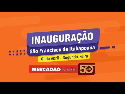 Inauguração Mercadão Casa - São Francisco de Itabapoana Rj