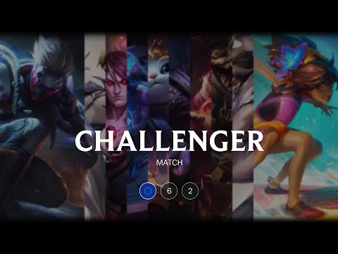 EUW Challenger match 62 - 6286 LP 74 kills