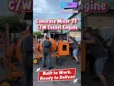 Concrete Mixer 7T c/w Diesel Engine