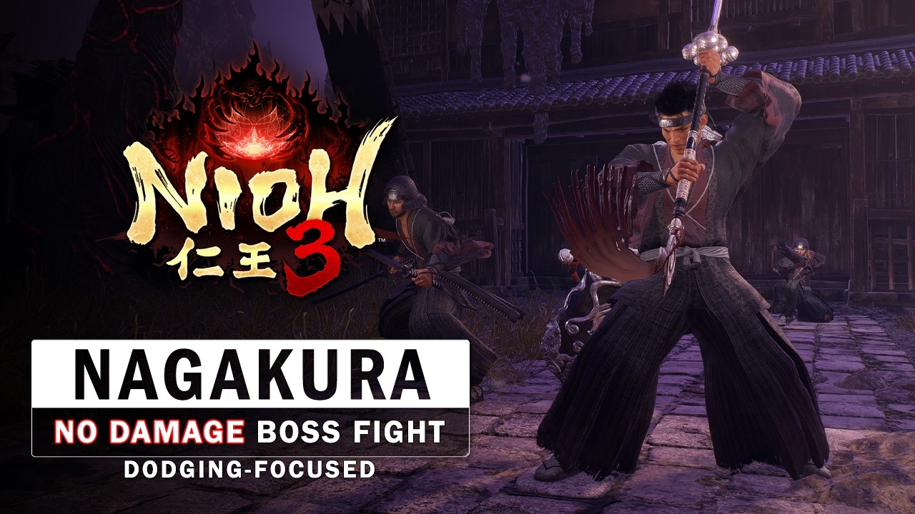 Nioh 3 - Nagakura Shinpachi Boss Fight (No Damage)