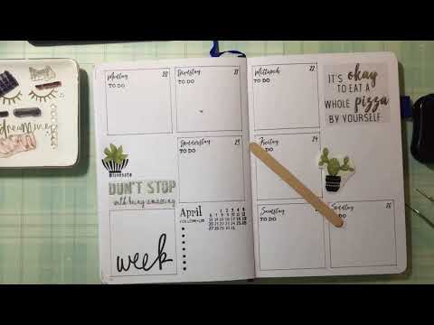 Bullet Journal: Plan with me KW 17 2020