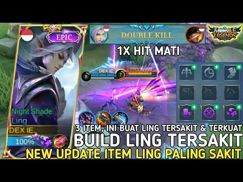 LATEST! THE MOST HEALTHY ITEM AND BUILD LING 2022 l THE MOST SICK ITEMS!! - Mobile Legends