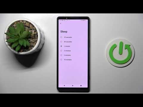 How to Change Screen Timeout on Sony Xperia 5 V