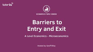 Barriers to Entry