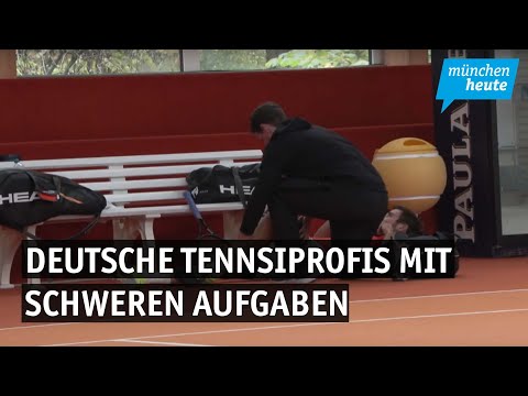 Schmerzen - Deutsche Tennsiprofis mit schweren Aufgaben bei den Wolffkran Open in Ismaning.