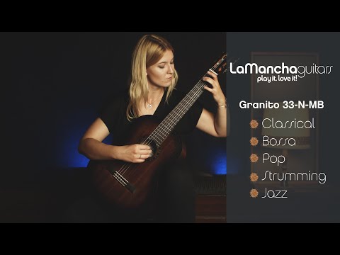 Демонстрация звучания классической гитары La Mancha Granito 33-N-MB