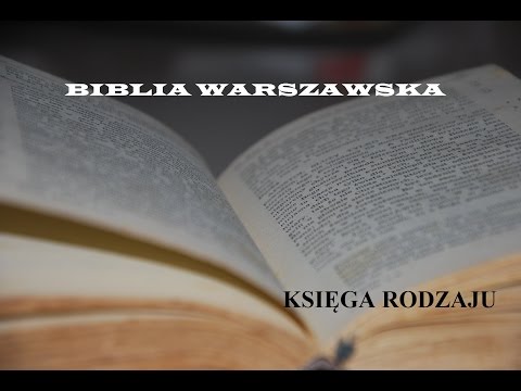 BIBLIA WARSZAWSKA ST 01 KSIĘGA RODZAJU / GENESIS