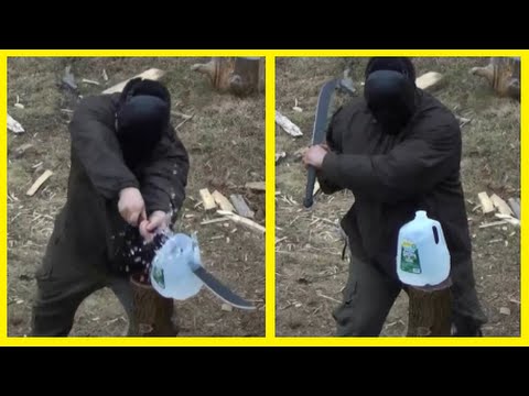 Cold Steel Thai Sword Machete Stabview (Music)