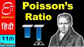 🔴 Elasticity - 9 || Poisson's Ratio || in HINDI for Class 11